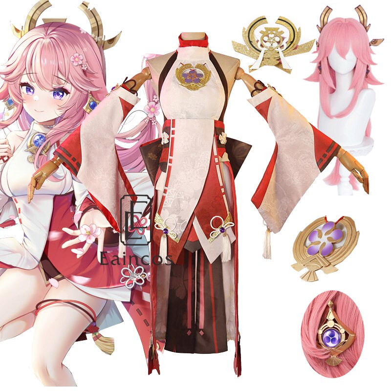  Genshin Impact Yae Miko ڽ  Yae Guuji  巹 ҷ Ǯ Ʈ  ǻ